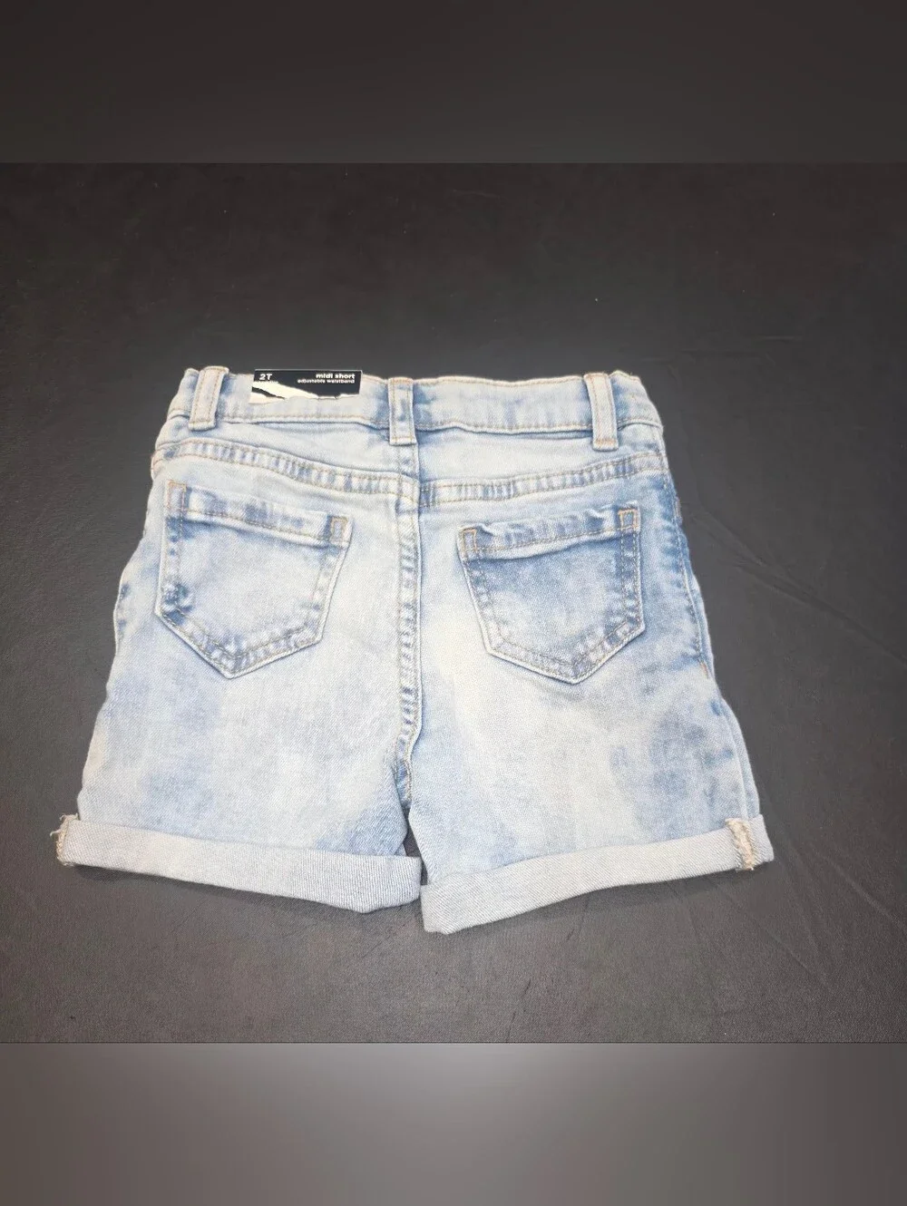 okie dokie Light Blue Denim Girls Shorts | Size 2T